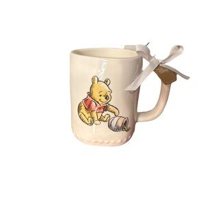 Winnie the Pooh Cream Mug with Bow